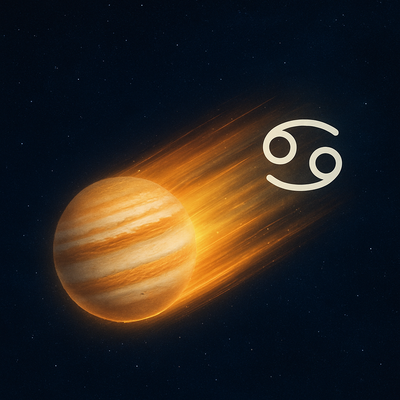 Jupiter transits in Cancer 2025 for short span : Consequences