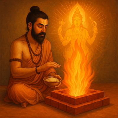 वैश्वानर यज्ञ: भोजन को दिव्य यज्ञ में रूपांतरित करने की उपनिषदीय विधि