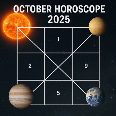 October 2025 Horoscope for All Moon Signs – Monthly Predictions in Vedic Astrology