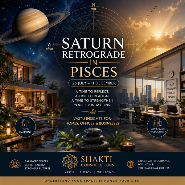 Saturn Retrograde in Pisces: Vastu Insights for Homes & Businesses