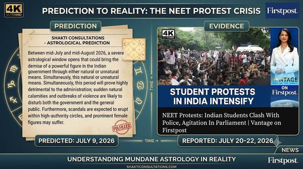 Was NEET Protest conflict predicted ?