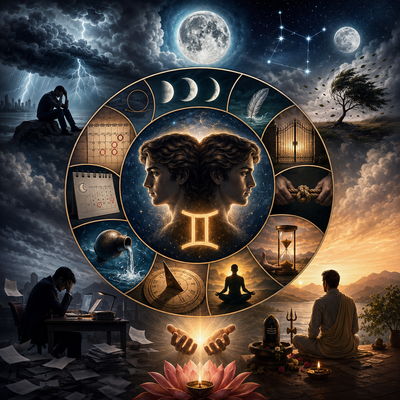 Ashadha Month for Gemini Moon Sign: Ghata Chakra Predictions, Sensitive Dates & Traditional Vedic Guidance