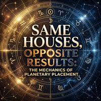 Same Houses, Opposite Results: The Mechanics of Planetary Placement