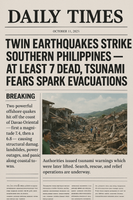 Philippines earthquake prediction came true : Analysis
