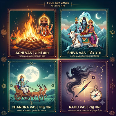 Agni Vas, Shiva Vas, Chandra Vas & Rahu Vas: Complete Vedic Guide