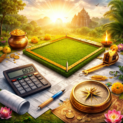 How to Check if a Plot is Auspicious Using Vastu (Simple Calculation Method)