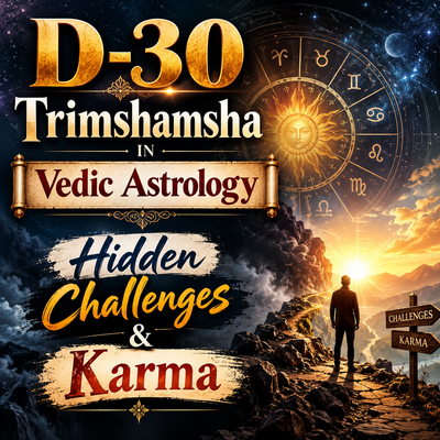 D-30 Trimshamsha in Vedic Astrology: Hidden Challenges & Karma