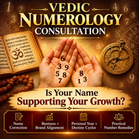 VEDIC NUMEROLOGY CONSULTATION Decode Your Numbers. Align Your Direction.