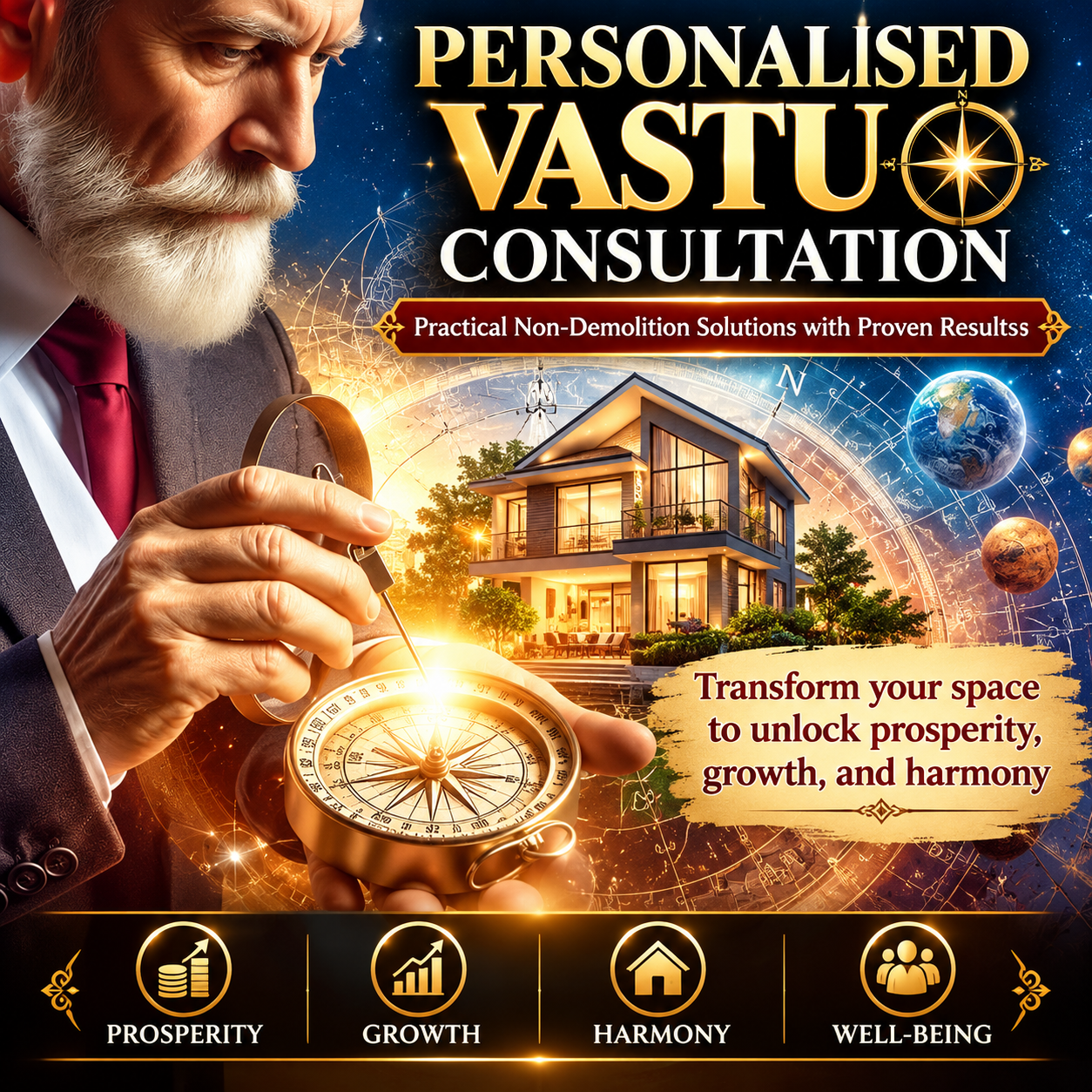 PERSONALISED VASTU CONSULTATION Transform Your Space. Align Your Environment.